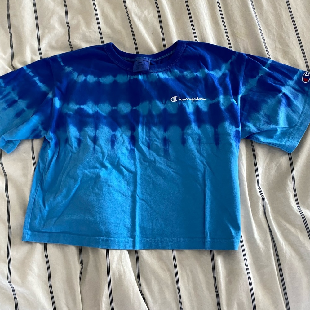 Tie dye champion t shirt